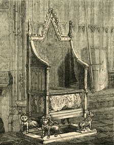 'The Coronation Chair', (1881). Creator: Unknown.