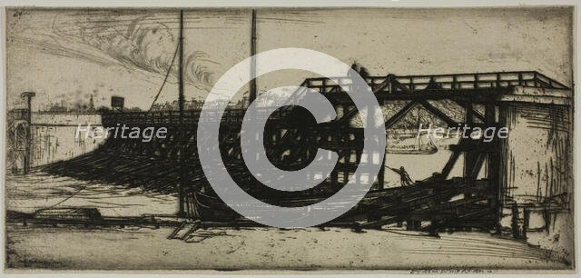 L'Estacade, 1899. Creator: Donald Shaw MacLaughlan.