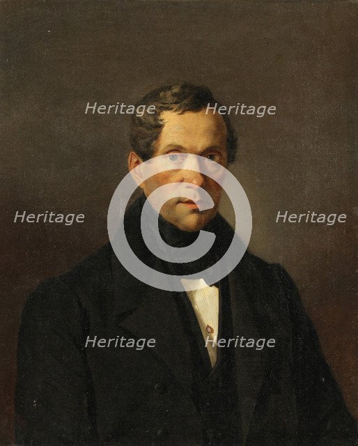 Portrait of the composer Count Matvey Vielgorsky (1794-1866), 1838. Artist: Briullov, Karl Pavlovich (1799-1852)