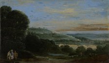 Landscape with the Walk to Emmaus, 17th century - 18th century. Creator: Unknown.