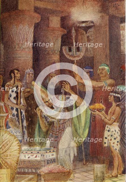 'The Treasure-chamber of Rhampsinites', 1915. Creator: Evelyn Paul.