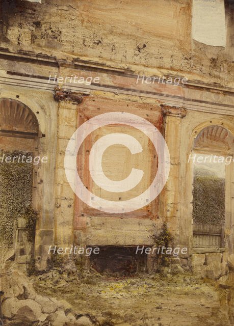 Ruins of the Tuileries Palace, 1871-1883. Creator: Unknown.