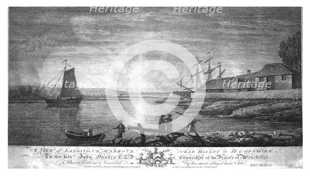 'A View of Langstone Harbour Near Havant in Hampshire', c1765. Creator: J Mason.