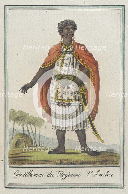Costumes de Différents Pays, 'Gentilhomme du Roÿaume d'Aardra', c1797. Creator: Jacques Grasset de Saint-Sauveur.