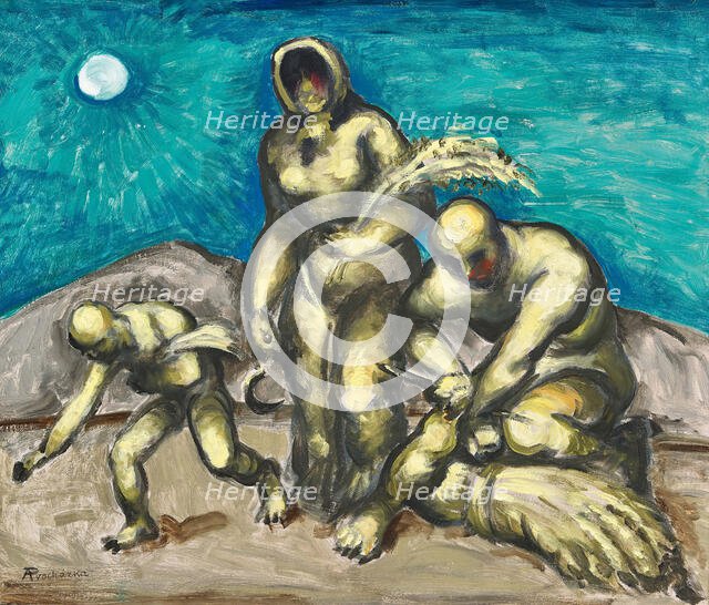 Harvest time, 1909-1910. Creator: Procházka; Antonin (1882-1945).