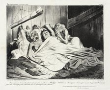 Récompense honnête, décernée...à Louis-Philippe, 1835. Creator: Honore Daumier.