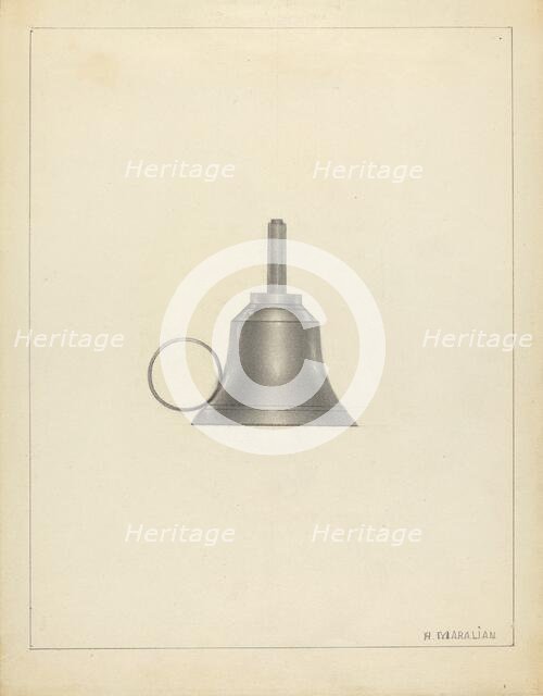 Lamp, 1935/1942. Creator: Arsen Maralian.