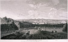 View from Greenwich Park, London, c1774. Artist: I Wood