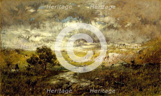 Any Man's Land, before 1880. Creator: Alexander Helwig Wyant.