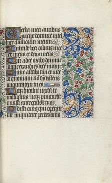 Book of Hours (Use of Rouen): fol. 59r, c. 1470. Creator: Master of the Geneva Latini (French, active Rouen, 1460-80).