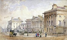 View of Clarence Terrace in Regent's Park, London, 1827. Artist: George Shepherd