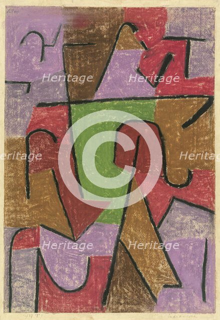 Indianisch (Indian), 1937. Creator: Klee, Paul (1879-1940).