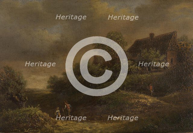 Landscape, 1871. Creator: Jozef Linnig.