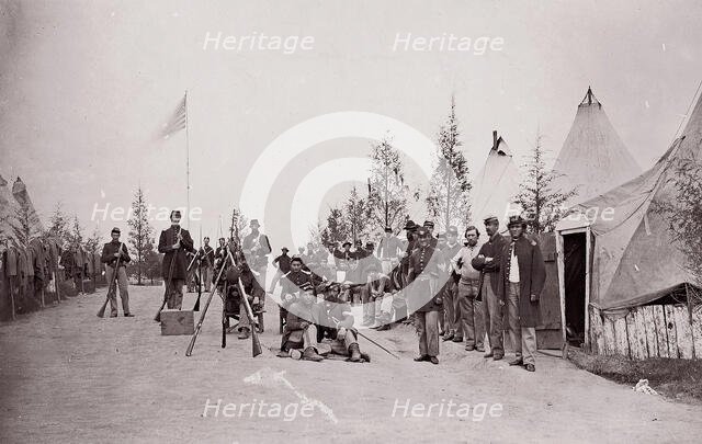 153rd New York Infantry, ca. 1861. Creator: Unknown.