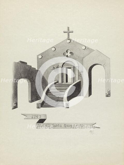 Mision Santa Margarita, 1935/1942. Creator: James Jones.