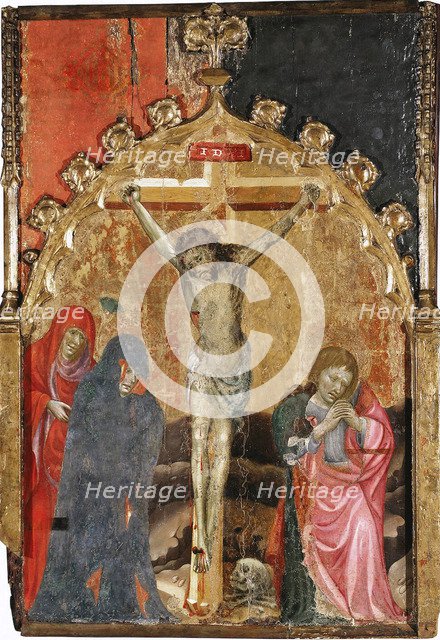 The Crucifixion', 1400s. Creator: Alcanyis, Miguel de (active 1408-1447).