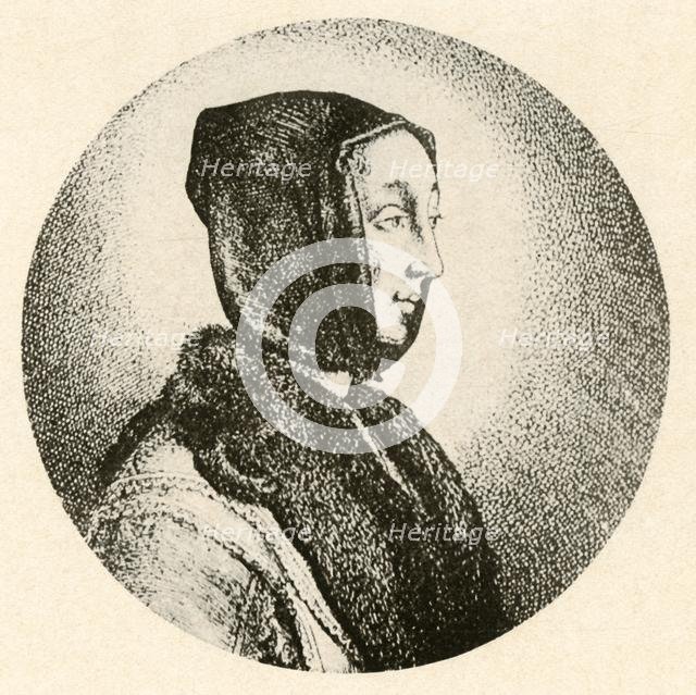 'A Dutch lady in fur tippet and hood', mid 17th century, (1937). Creator: Unknown.