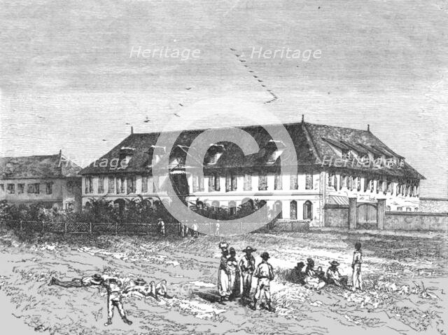 'Fazenda House in Brazil; Rio De Janeiro and the Organ Mountains', 1875. Creator: Thomas Woodbine Hinchliff.