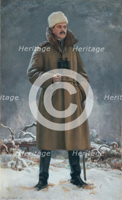 Portrait of Carl Gustaf Emil Mannerheim (1867-1951), 1933. Creator: Järnefelt, Eero (1863-1937).