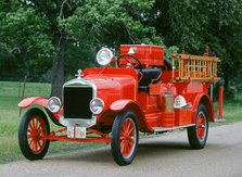 1927 Ford TT Fire engine. Artist: Unknown.