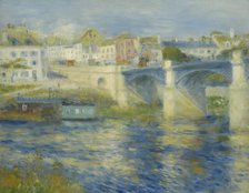 Bridge At Chatou, c1875. Creator: Pierre-Auguste Renoir.
