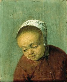 Head of a Girl, between 1655 and 1665. Creator: Adriaen van Ostade.