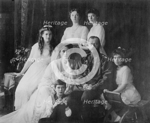 Royal Russian family, 1914. Creator: Bain News Service.