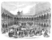 Grand Festival of the Municipality and Royal Academy of Antwerp: restoration of the Old Bourse, 1864 Creator: Unknown.