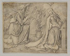 The Annunciation, ca. 1516. Creator: Lucas van Leyden.