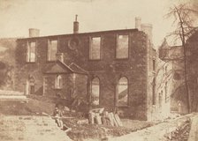 Lady Glenorchy's Chapel during demolition, on the site of Waverley Station, c. 1846. Creators: David Octavius Hill, Robert Adamson.