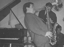 Tubby Hayes and Ronnie Scott, Ronnie Scott's, Gerrard Street, London, 1959. Creator: Brian Foskett.