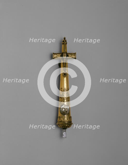 Combination Spanner-Primer Flask-Screwdriver with the Coat of Arms of the Haller von..., c. 1600. Creator: Unknown.