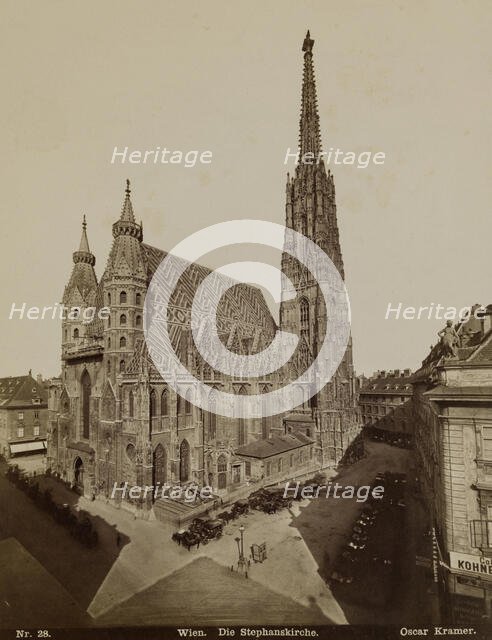 Wien. Die Stephanskirche, late 19th century. Creator: Oscar Kramer.