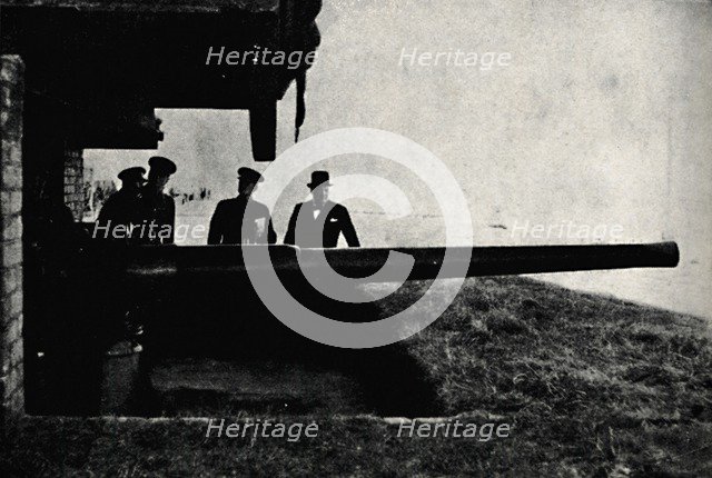 'Inspecting Coastal Defences', c1940, (1945). Creator: Unknown.