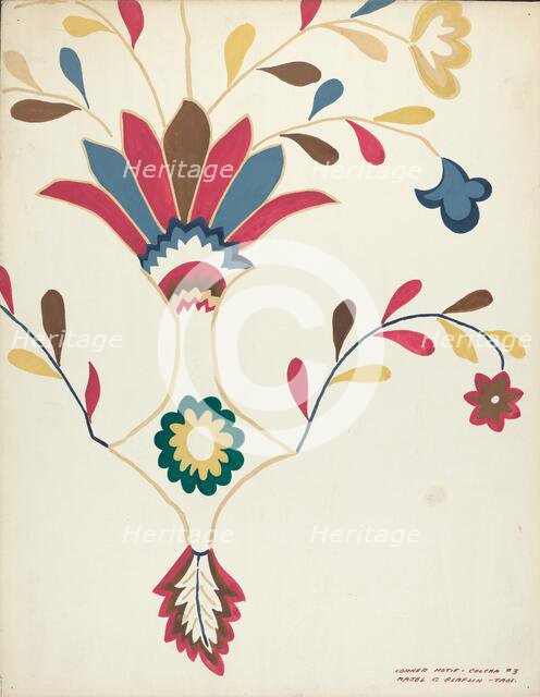 Design from a Proposed Portfolio, 1935/1942. Creator: Majel G. Claflin.