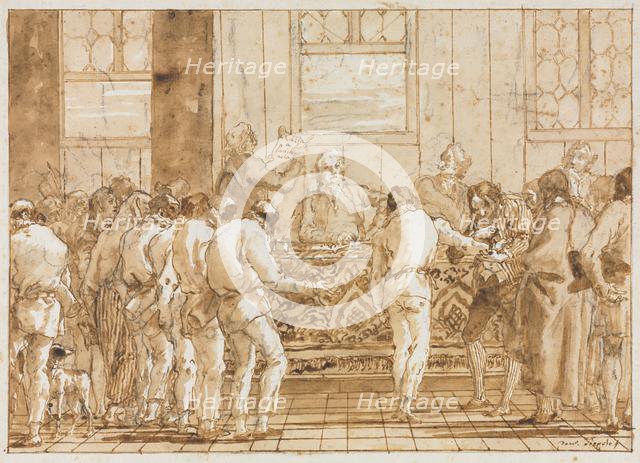 The Trial, 1790s. Creator: Giovanni Domenico Tiepolo (Italian, 1727-1804).