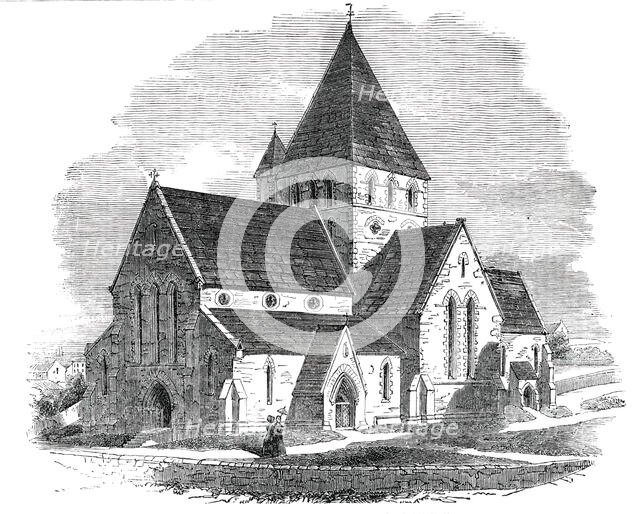 New Church of St. Ann, in the Isle of Alderney, 1850. Creator: Unknown.