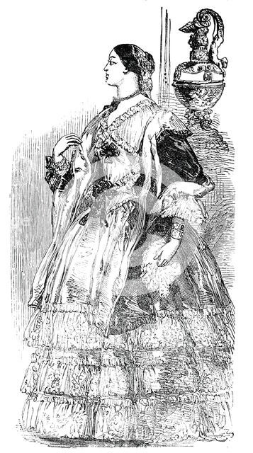 Fashions for May, 1850. Creator: Unknown.