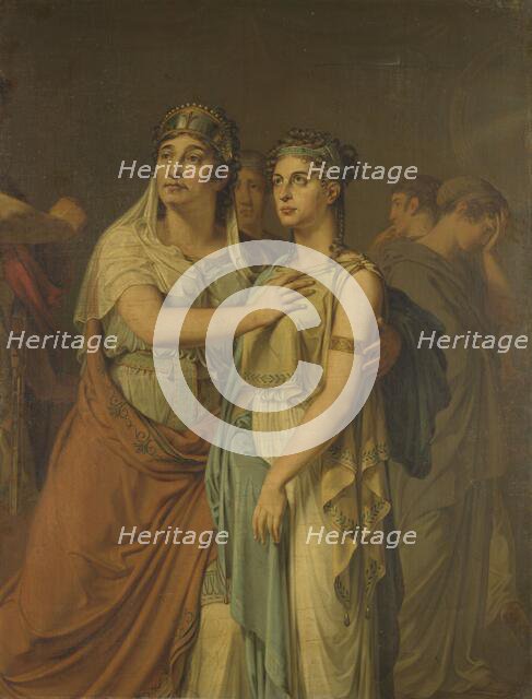 Joanna Cornelia Ziesenis-Wattier and Geertruida Jacoba Grevelink-Hilverdink..., 1800-1813.  Creator: Louis Moritz.