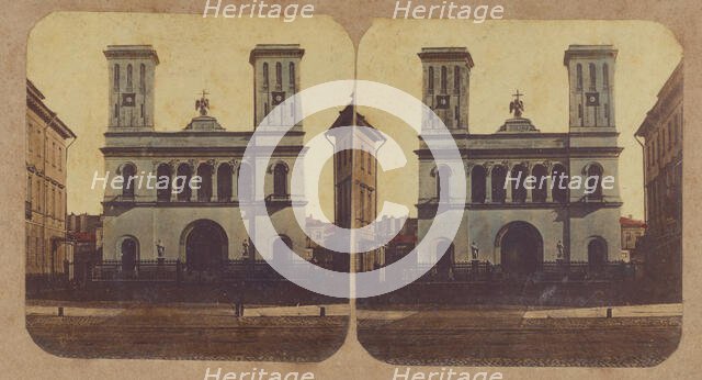 Church of St. Peter, Moscow., 1860s. Creator: New York Stereoscopic Company.