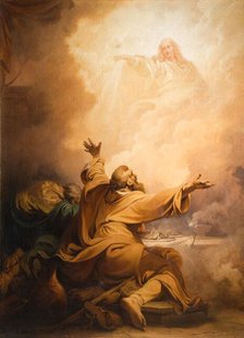 Christ Appearing To The Disciples At Emmaus, 1797. Creator: Philip James de Loutherbourg.