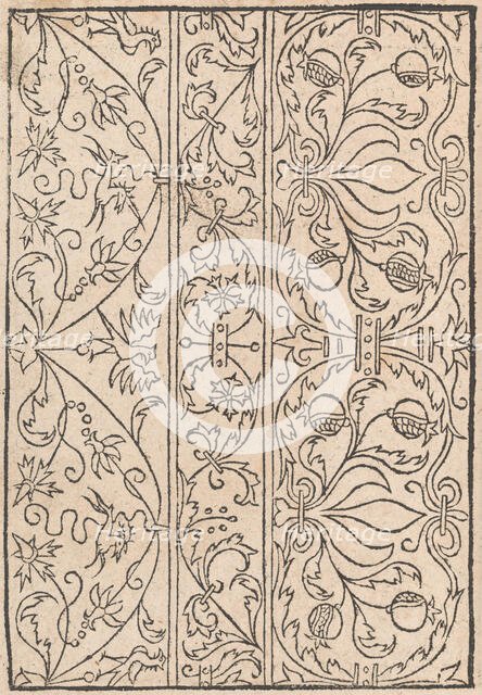 New Modelbüch allen Nägerin u. Sydenstickern (Page 17v), 1556. Creator: Hans Hoffman.