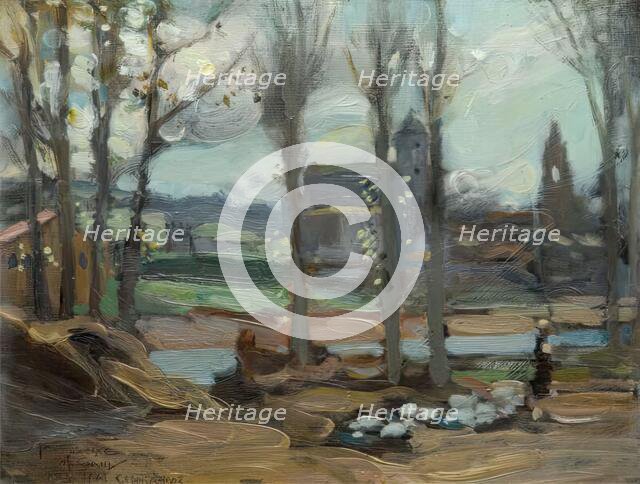 Gerona, 1903. Creator: Douglas Strachan.