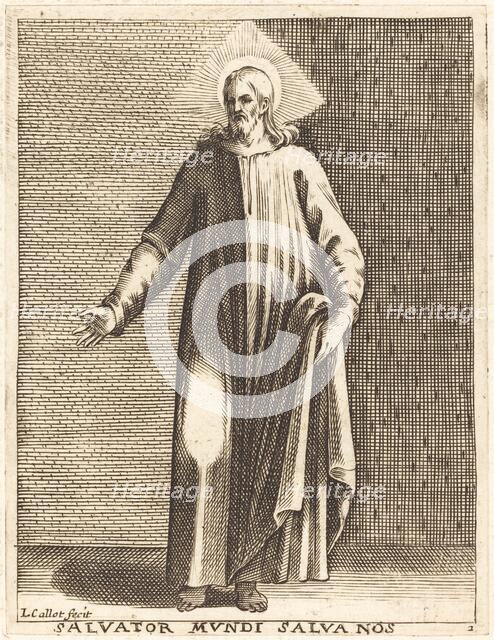 Salvator Mundi, 1608/1611. Creator: Jacques Callot.