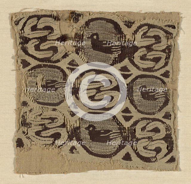 Fragment, Egypt, Roman period (30 B.C.-641 A.D.), 5th/6th century. Creator: Unknown.