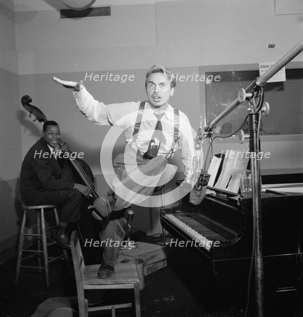 Portrait of Harry Gibson, Diamond studio, New York, N.Y.(?), ca. Apr. 1947. Creator: William Paul Gottlieb.