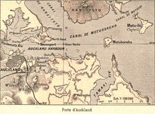''Ports d'Auckland; Les Terres Du Pacifique', 1914. Creator: Unknown.