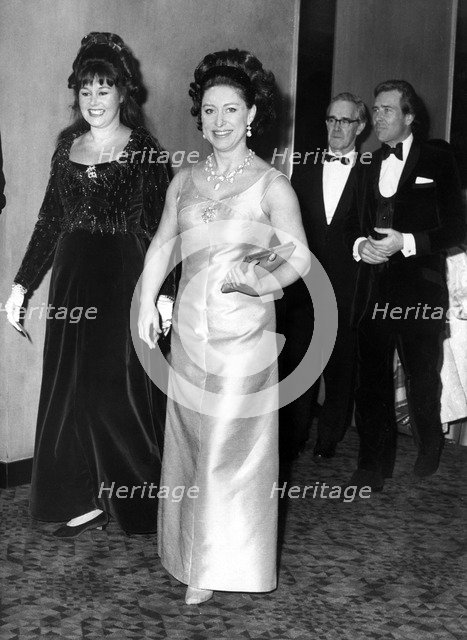 Princess Margaret (1930-2002) at the premiere of 'Funny Girl', Odeon Cinema, London, 1969. Artist: Unknown