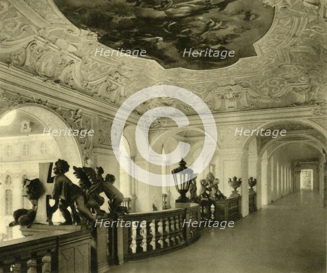 Imperial staircase, St Florian Monastery, Sankt Florian, Upper Austria, c1935.  Creator: Unknown.