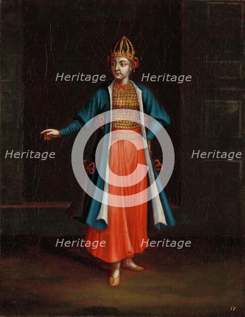 Woman from the Bulgarian Coast, 1700-1737. Creator: Workshop of Jean Baptiste Vanmour.